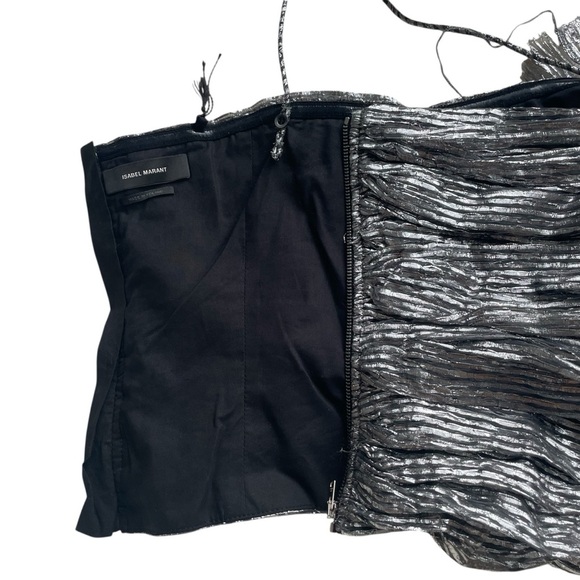 Isabel Marant Tresha Metallic Bow Top - Picture 6 of 10